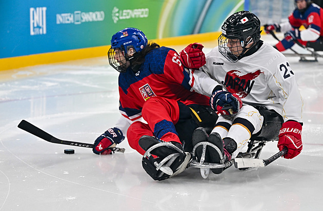 Po obrovské převaze těsná výhra. Parahokejisté na hrách zdolali Japonsko